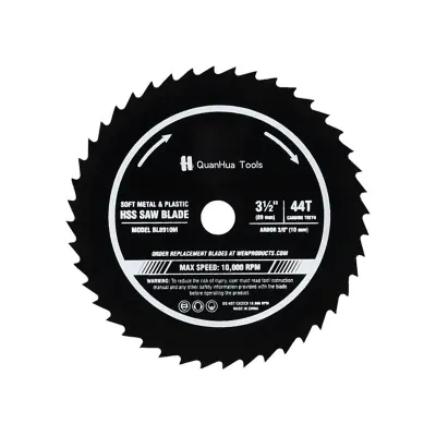 44T HSS High-Speed Steel Plastic Cutting Circular Saw Blade QH-MH8902
