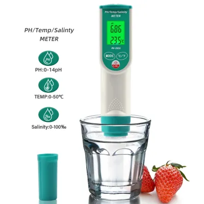 pH-2024 3-in-1 pH/Salinity/Temperature Test Pen