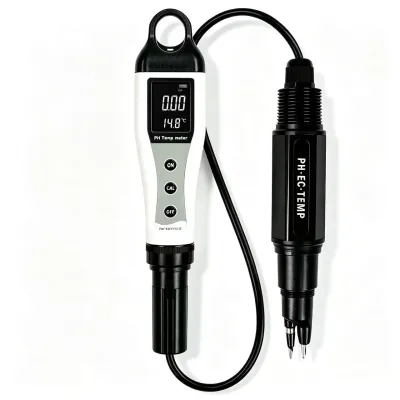 PH-9086L Waterproof Pen-Type 3-in-1 Tester for Soil pH, EC & Temperature