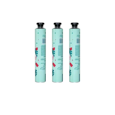 Aluminum collapsible tube for cosmetic use
