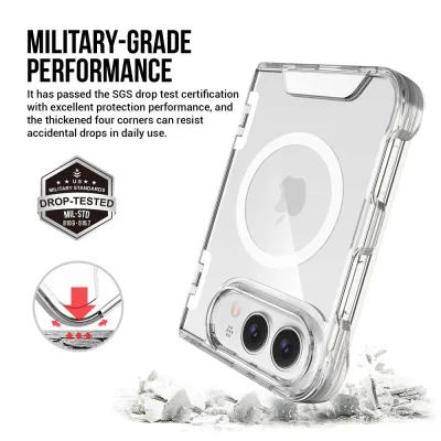 Space Magnetic Case for iPhone Duo (Hinge + Kickstand) B