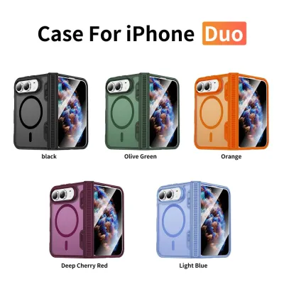 Soft-Matte Magnetic Case for iPhone Duo