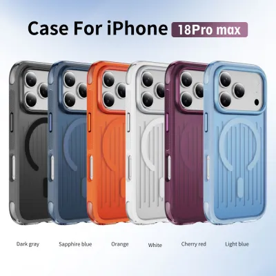 Gradient Air-Cushion Suitcase Case for iPhone 18 Pro Max
