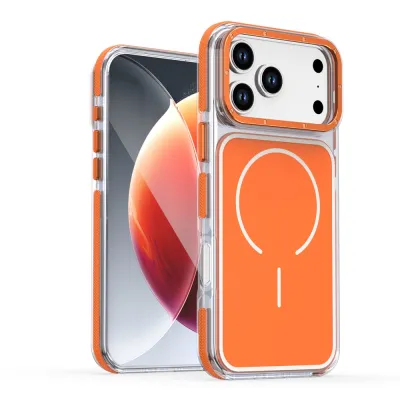 Dual-Color Frame Magnetic Case for iPhone 17 Pro Max