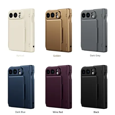 Card-Holder Pen-Slot Folding Case for iPhone Duo