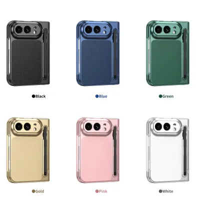 Pen-Slot Flip Cover Folding Case for iPhone Duo