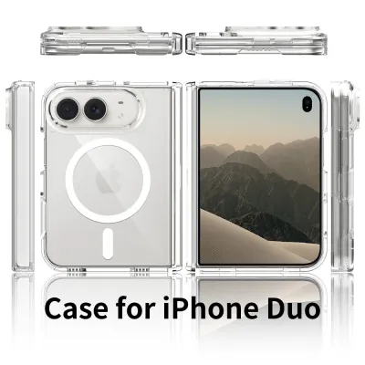 Transparent Anti-Scratch Magnetic Storage Case for iPhone Duo