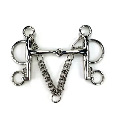 Stainless Steel Pelham Horse Bit — Model 20053