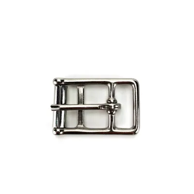 Cast Stainless Steel Girth Buckles with Roller, 25 and 27 mm — Model 8029