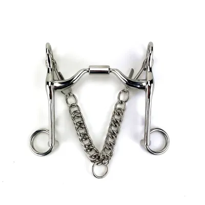 Stainless Steel Weymouth Horse Bit with Copper Inlay — Model 203513