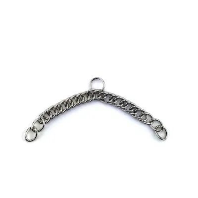 Stainless Steel Welded Curb Chain for Horse Bits — Model 11827