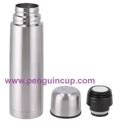 Stainless Steel Push Button Vacuum Insulated Flask