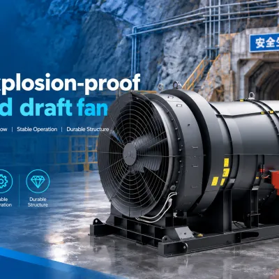 Mine explosion-proof induced draft fan
