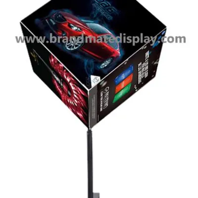 SEG Cube Display - Tension Fabric Light Box Cube for Exhibitions