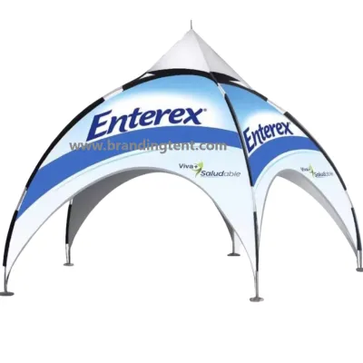 Custom Arc Tent - Curved Printed Canopy